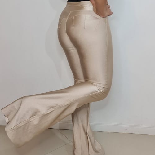 CALÇA FLARE GLOSS 3 BOTÕES - Imagem 4
